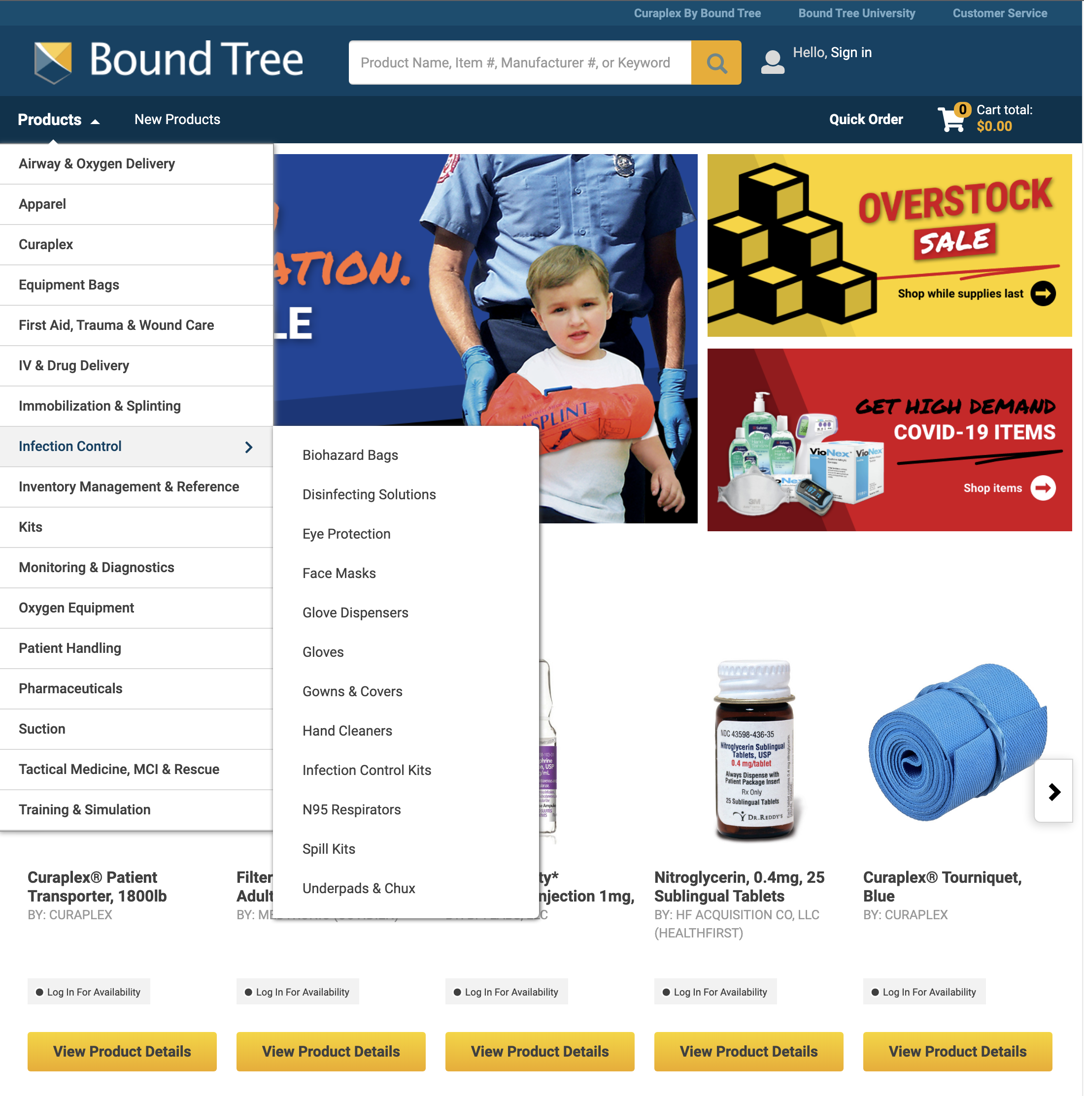 Bound Tree Medical’s Main Navigation 421 of 1141 Main Navigation